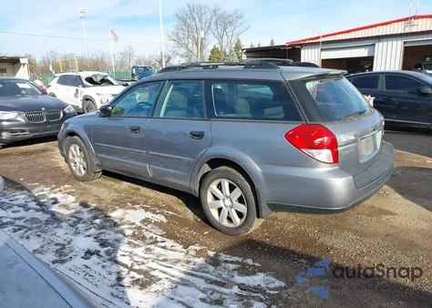 2009 Subaru Outback 2.5I from USA, damaged, VIN 4S4BP61C497344480